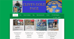 Desktop Screenshot of clivesgoldpage.com